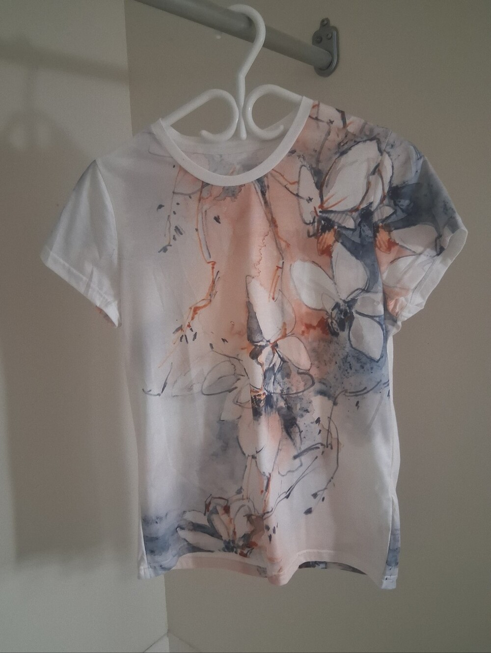 NEW Oversized Floral Painting Summer Top